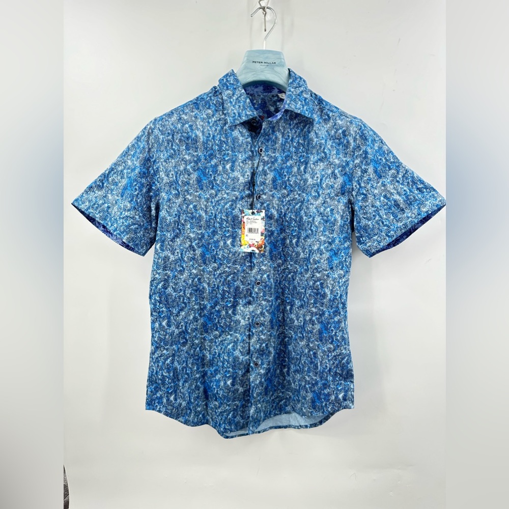 ROBERT GRAHAM Greengrove Paisley Buttom-down Size S NWT $198 (T-1)